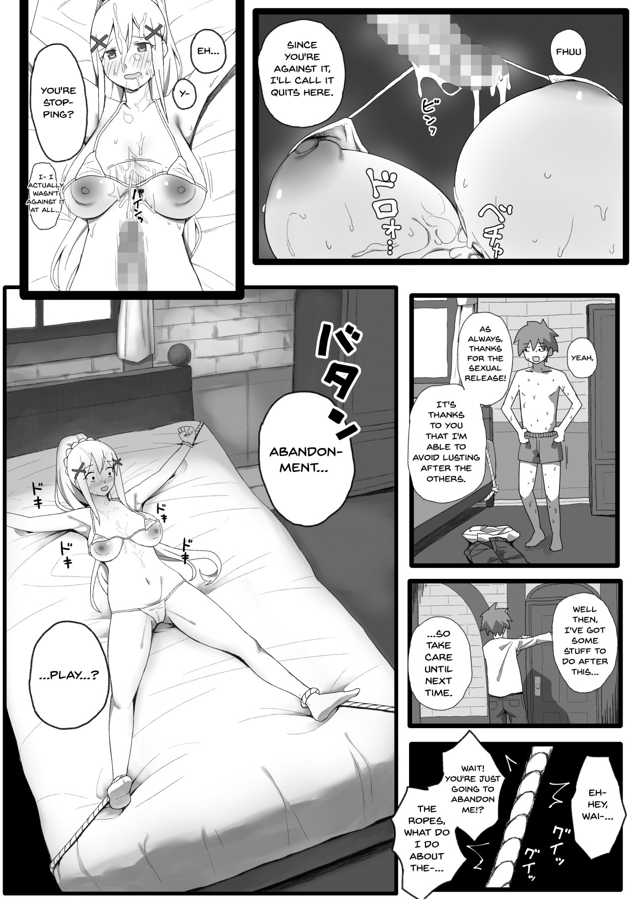 Hentai Manga Comic-A Wonderful Blessing On This World Where a Neet Is Transported To Another World Where He Gets To Secretly Have Sex With His Party Members-Chapter 1-23